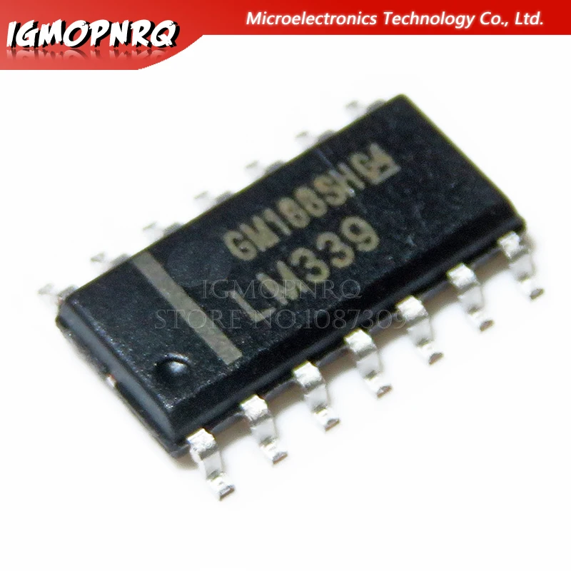10 шт. LM339 LM339DR SOP 14 компараторы Lo Pwr Quad НАПРЯЖЕНИЕ новый оригинальный| |