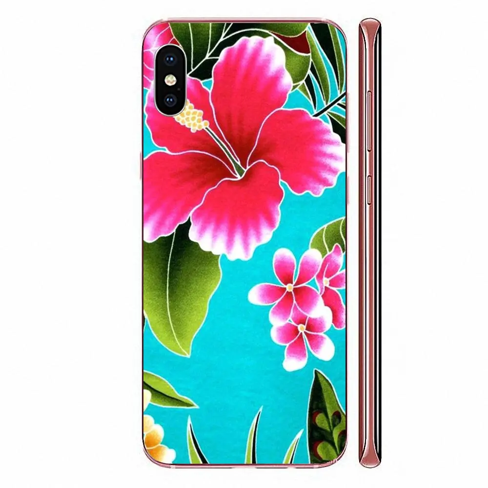 Плюмерия цветы Гавайские тропические мягкие чехлы для Huawei Honor 4C 5A 5C 5X 6 6A 6X 7 7A 7C 7X 8 8C