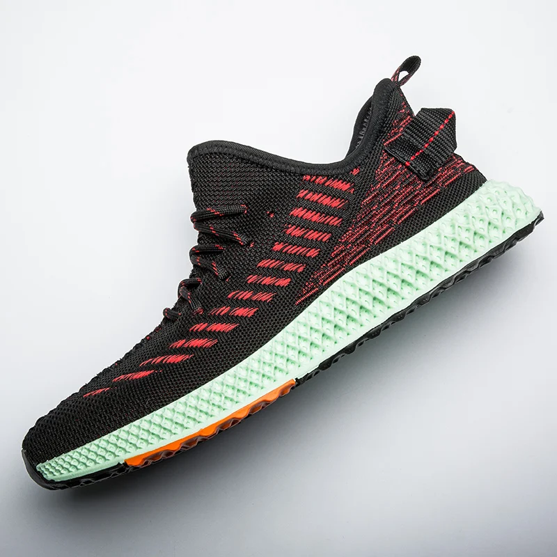 

Casual Sneaker Sport Shoes For Men Mens Causal Leisure Fashion Sneakers Light Breathable Solid White Knitting Summer