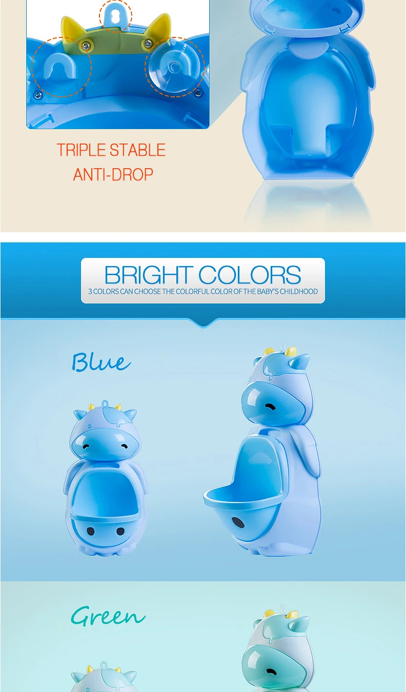 Topbele Baby Urinal Boy Wall Hanging Large Type Urodochium Child Catamite Stand Children
