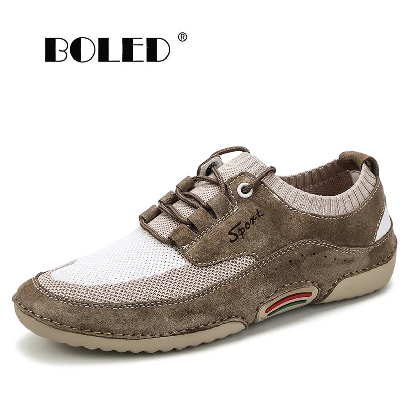 

Suede Leather Shoes Men Lace-up Loafers Classic Octopus Casual Leather Men Shoes Quality Men Flats Lace-Up Driving Shoes