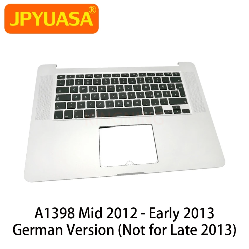 Новый оригинальный чехол с немецкой клавиатурой подсветкой для Macbook Pro Retina 15