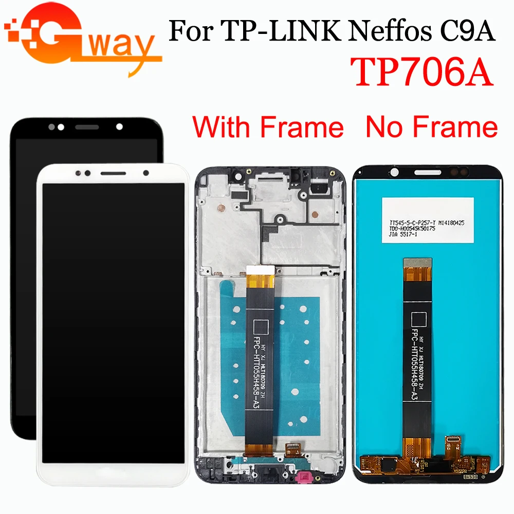 5 45 &quotдля TP LINK Neffos C9A TP706A ЖК дисплей + кодирующий преобразователь сенсорного
