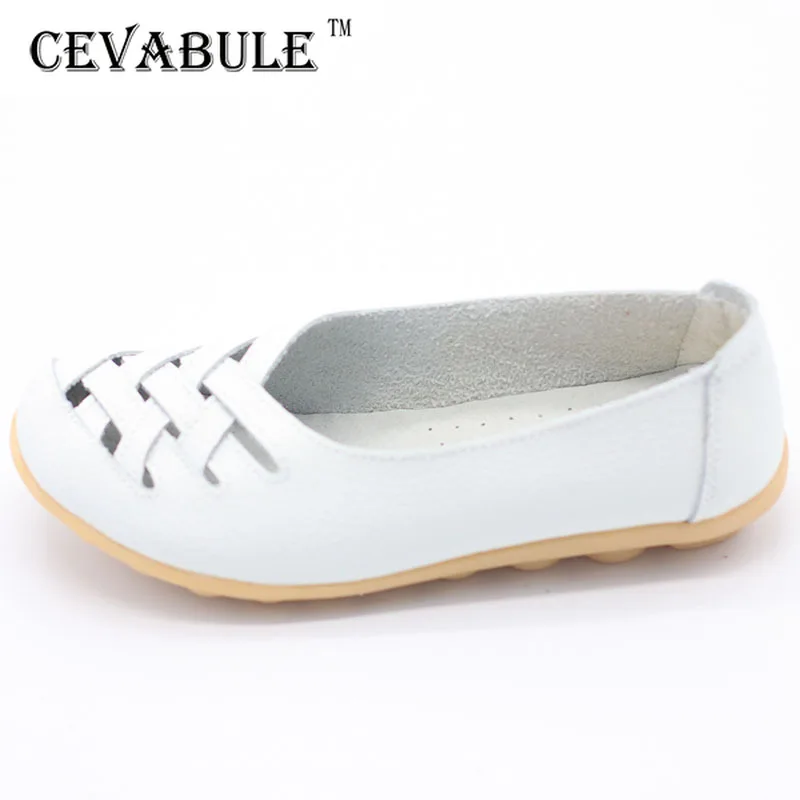 2021 женская обувь из натуральной кожи Обувь для вождения на плоской подошве