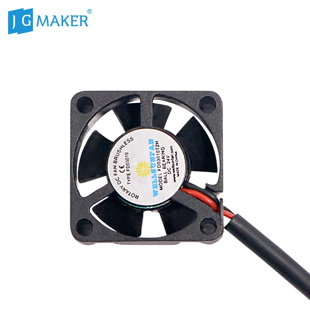 Экструдер для 3D принтера JGMAKER A3S A5 A5S 2 вентилятора турбоохлаждающий квадратный