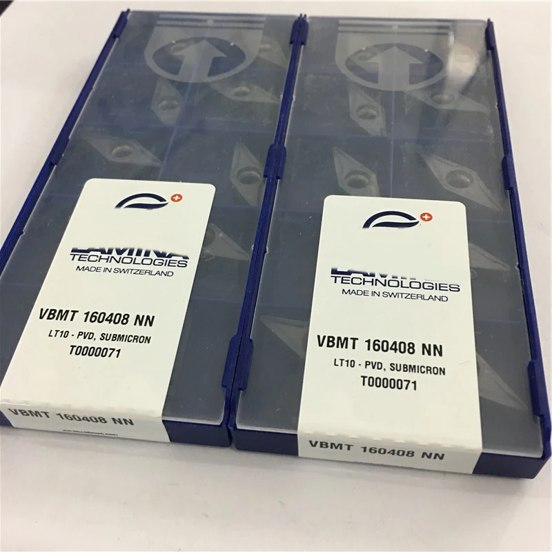 VBMT160408NN LT10 оригинальный ламиновый станок с ЧПУ твердосплавный вставной токарный