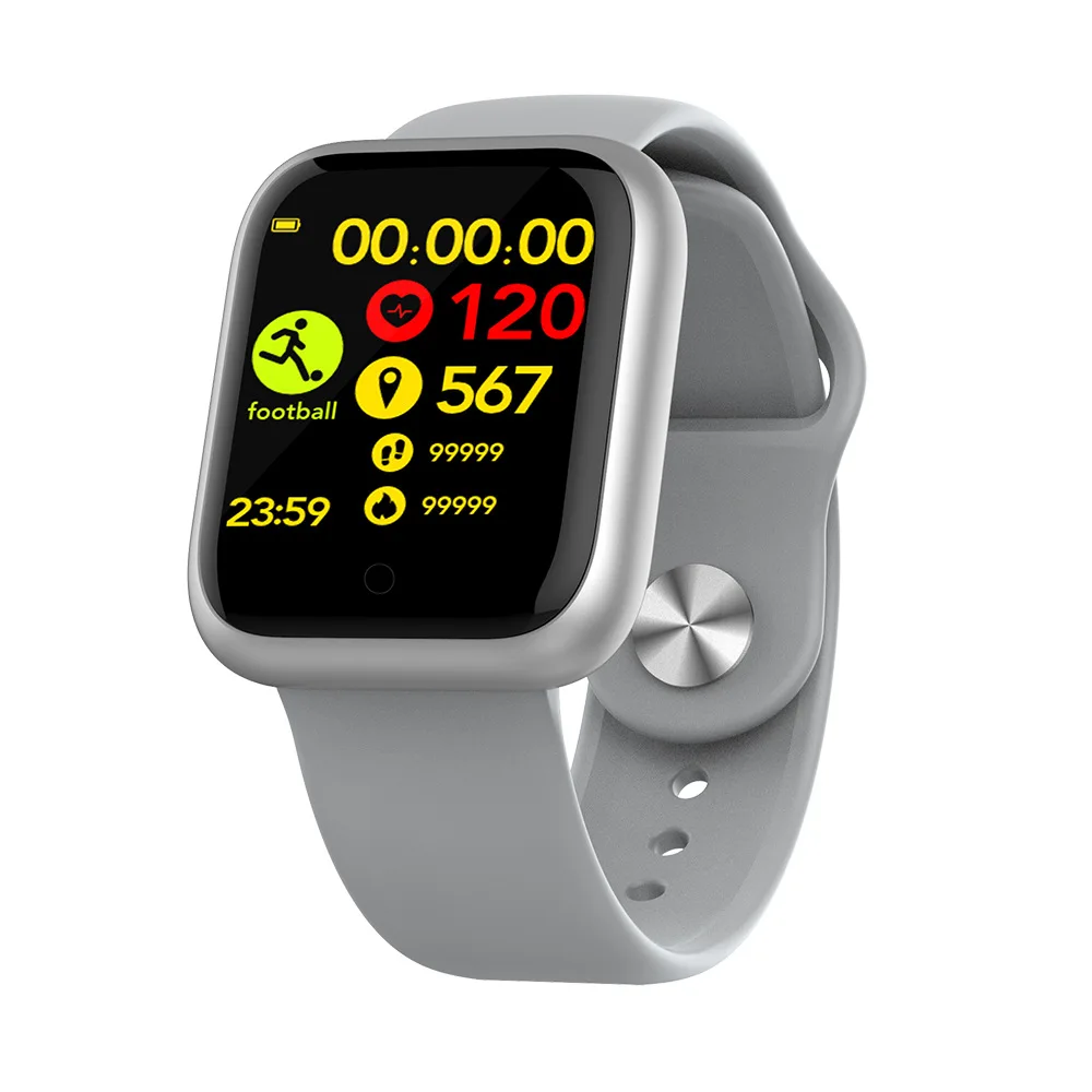 Водонепроницаемые Смарт часы GT1 для мужчин и женщин спортивные с пульсометром