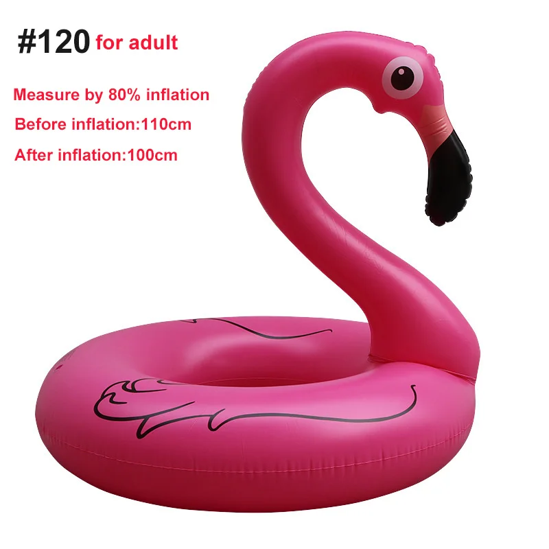 

90/120 Rosegold Flamingo Inflatable Swimming Ring for Pool Adult Baby Swimming Ring Float Swim Circle Pool Toys Inflatable