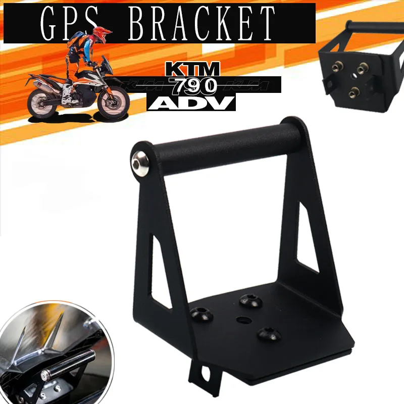 

For 790 390 ADVENTURE R 790ADV 390ADV 2017-2020 Motorcycle GPS Navigation Bracket Plate Phone Stand Holder