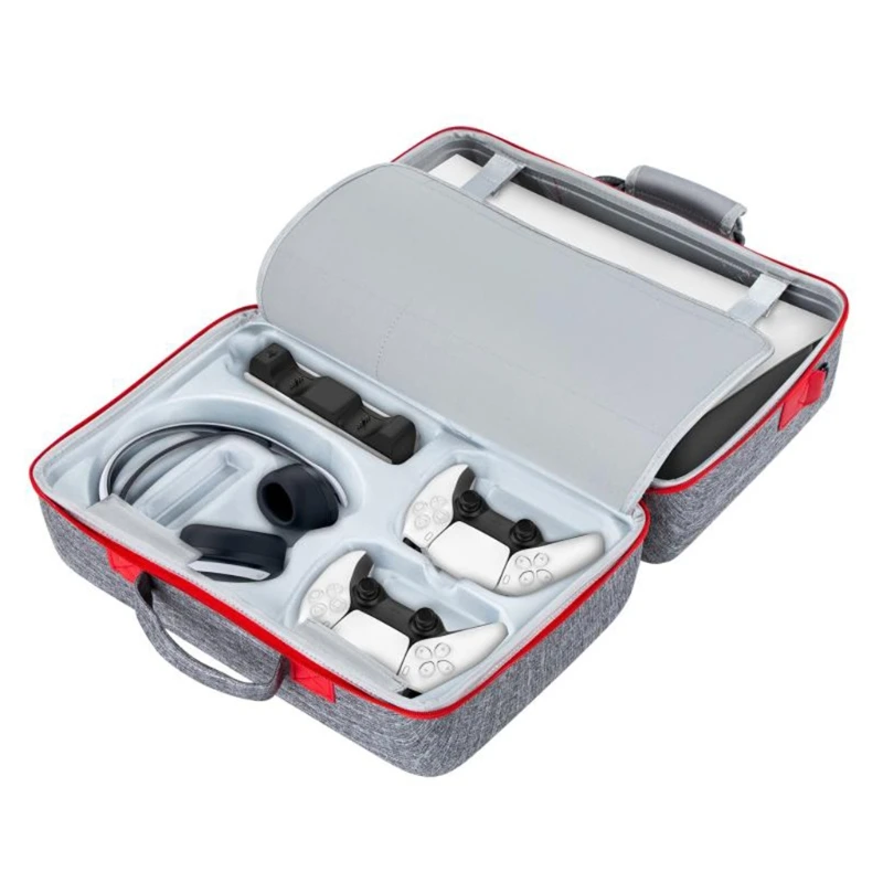

Carrying Case Storage Box Shell for PS5 game Console host Controller Gamepad Charging Station Headset Large Capacity suitcase
