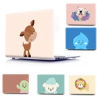 Чехол для ноутбука Apple Macbook Air Pro 11, 12, 13, 15, с милым рисунком животных