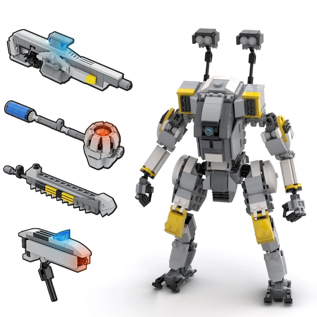 

549 шт., Детский конструктор Modiker MOC BT7274 Mecha