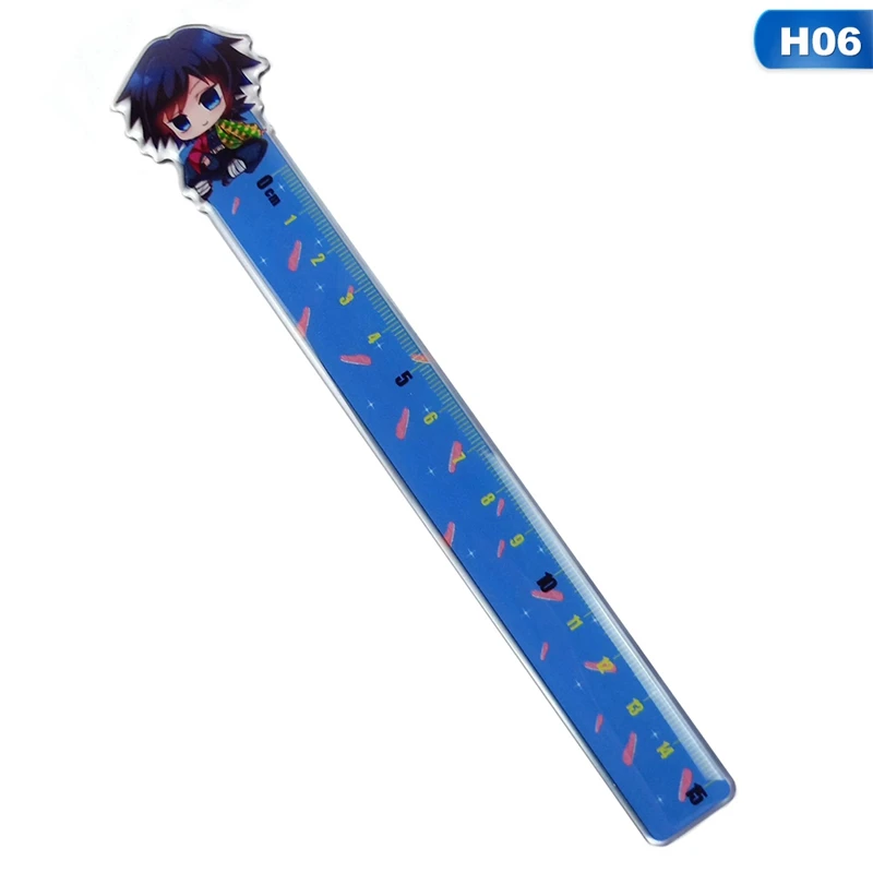 

Japan Anime Demon Slayer Kimetsu No Yaiba Hashibira Inosuke Agatsuma Zenitsu Figure Ruler Acrylic Student Gift Supplier