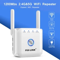 5g wifi repeater amplifier 2 45ghz wifi long range extender 1200mbps wireless booster home wi fi internet signal amplifier