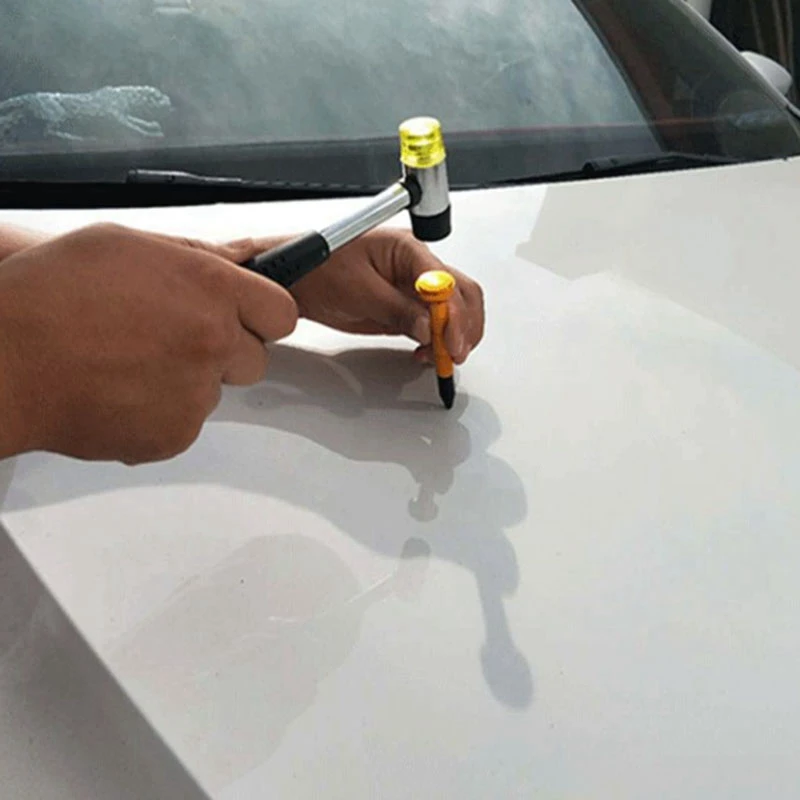 

Dent Removal Tap Down Pen And Rubber Hammer Knock Down Tools Paintless Dent Repair Tools Hand Tools Kit Ferramentas