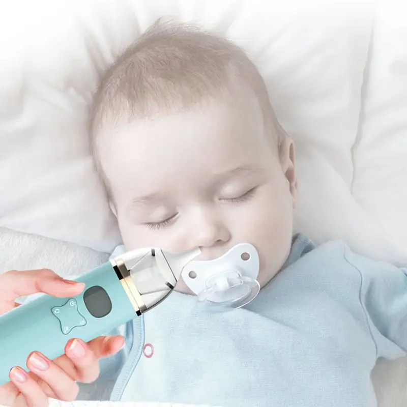 

Safe Baby Nasal Aspirator with LCD Screen Safe and Music Infant Electric Nose Cleaner and Snot Sucker Nose Cleaner for Toddlers