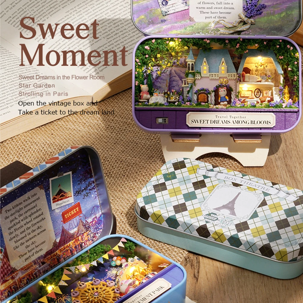 

DIY Doll House Kit Assembling Toy Children's Handmade Miniature House Educational 3d Puzzle Blocks Toy Birthday Gift