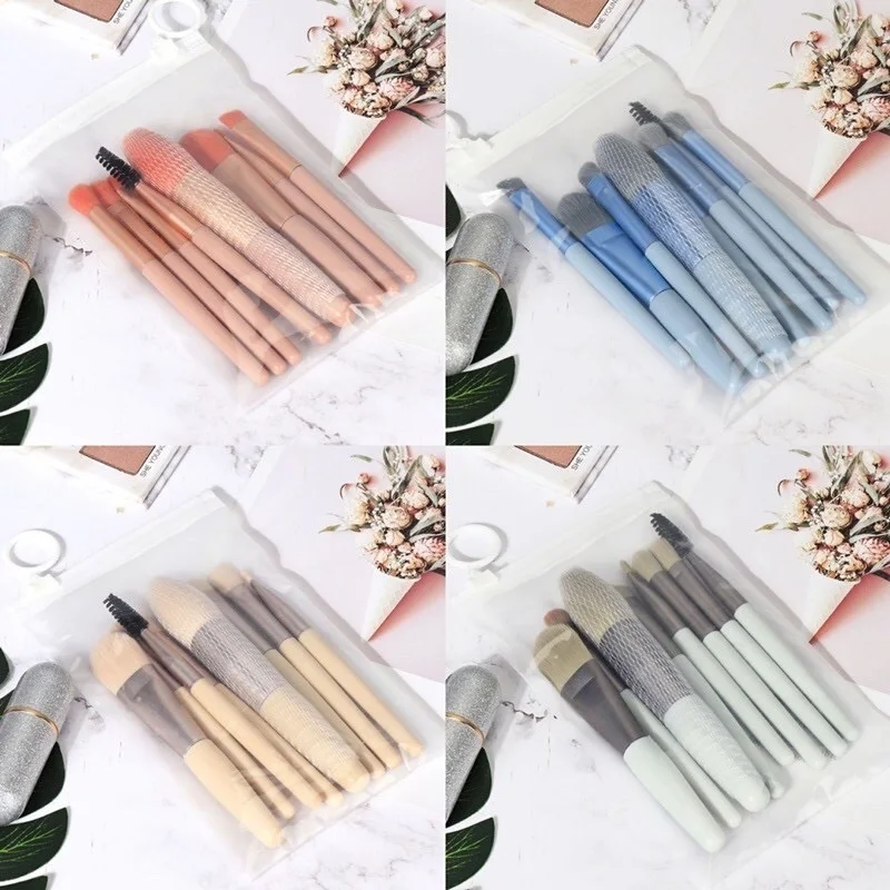 

Макияжная кисть 8 в 1, набор 8 цветов