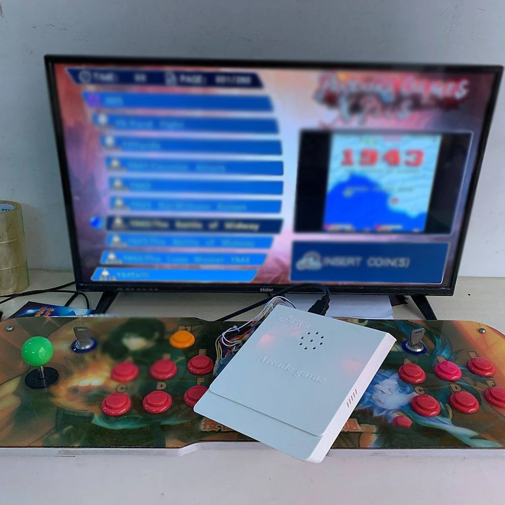 Игровая коробка с монетоприемником для детей 3D 2600 в 1 портативная PBC Jamma