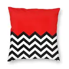 Наволочка для подушки с геометрическим зигзагом, 45x45 см