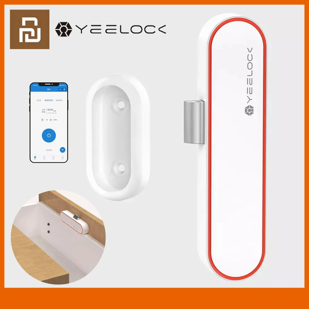YEELOCK Умный Замок шкафа ящика E без ключа Bluetooth APP разблокировка Анти кражи ребенка