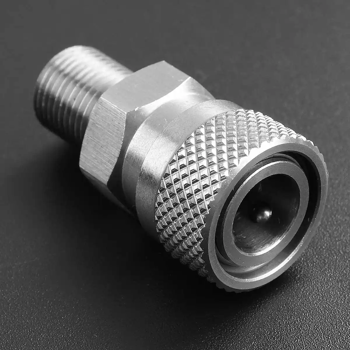 

1/8 inch BSP PCP Quick Paintball Stainless Steel Remove Head Male Plug Connector Release Disconnect Coupler Socket
