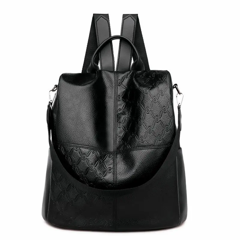 Женский рюкзак из мягкой кожи высокого качества модный для девочек повседневные