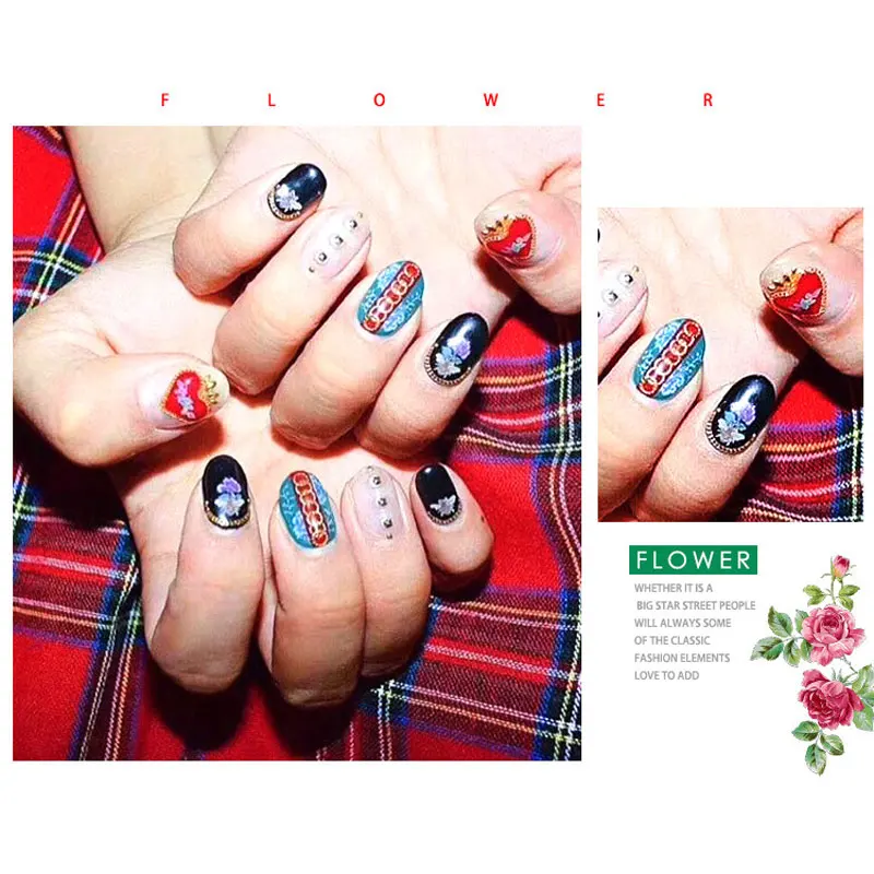 12 типов золотых цепочек для ногтей металлические украшения маникюра золотые