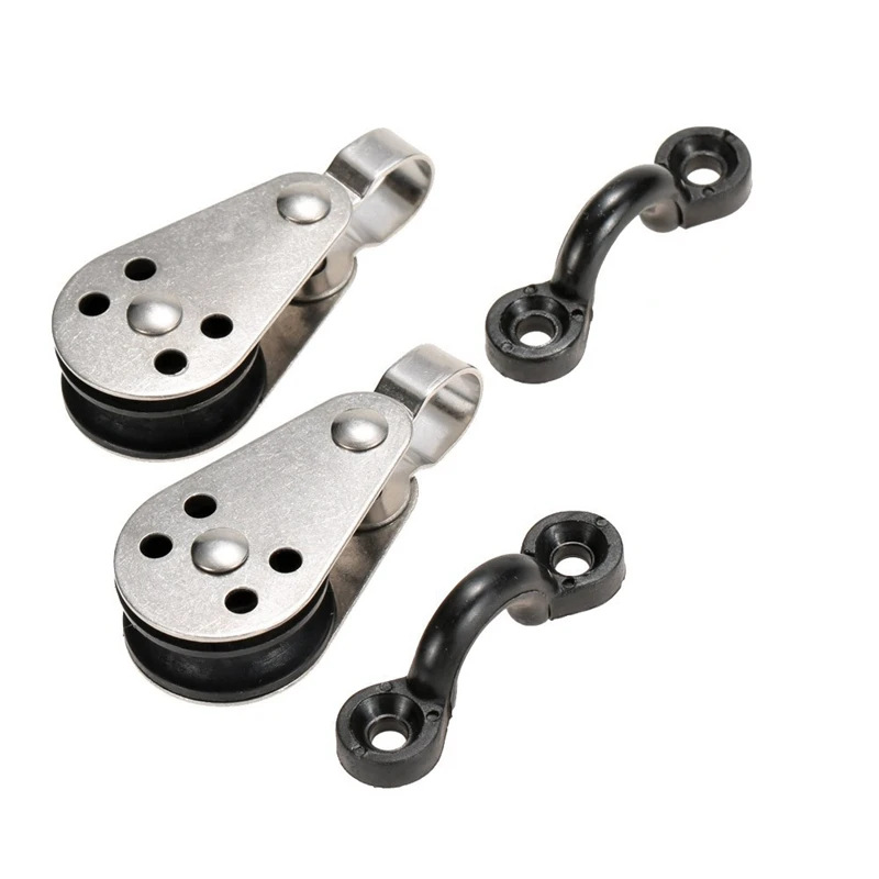 

1 Set Canoe Anchor Trolley Kit Cleat Rigging Ring Pulleys Pad Eyes Wellnuts Screws Kayaking Accessories