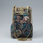 Сумка-тоут женская ручной работы в винтажном стиле, сумочка-тоут с цепочкой длиной 120 см, в стиле шик, подарок для мам