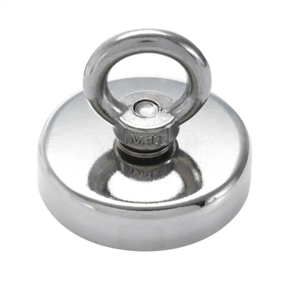 30 45 400 600кг Неодимовый магнит для рыбалки с металлоискателем Сильный поиск сокровищ Стабильная производительность Спасательный магнит.