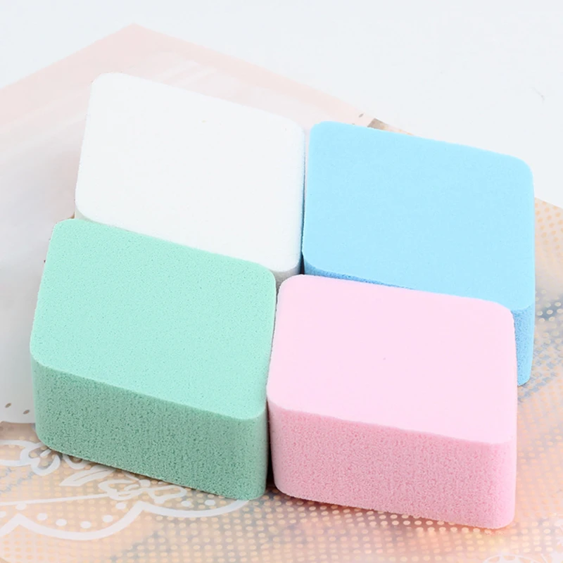 

new4PCS Blender Spong Cosmetic Soft Puff Women Lady Beauty Makeup Foundation Contour Facial Sponges Powder Puff Random Color