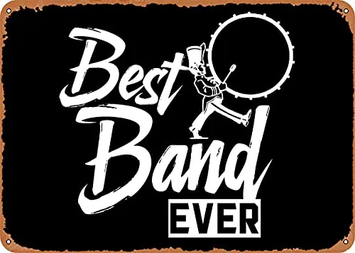 

Best Band Ever Vintage Look Metal Sign Patent Art Prints Retro Gift 8x12 Inch