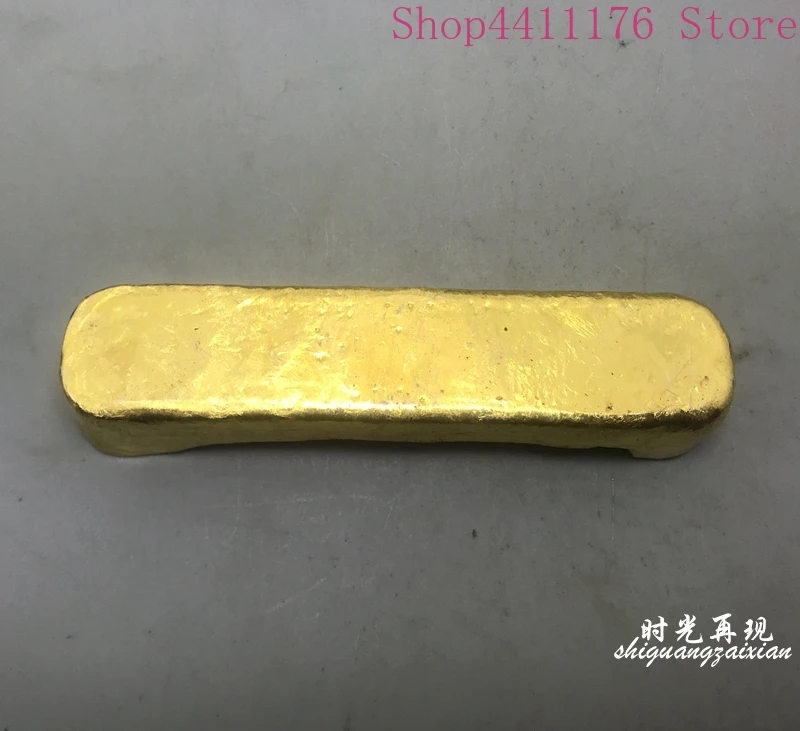 Набор 5 шт. антикварных китайских золотых слиток золотые стержни коллекция FU XI CAI