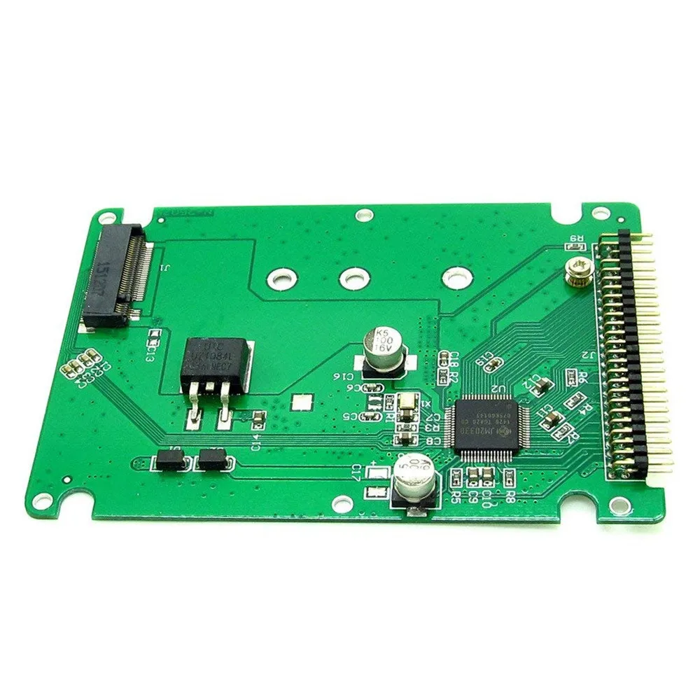 M.2 NGFF SATA B Ключ SSD до 2 5 &quotIDE 44pin адаптер конвертер с Чехол|Компьютерные кабели и