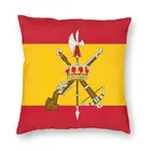 Наволочка для подушки с изображением испанского флага легиона и герба испанского легиона