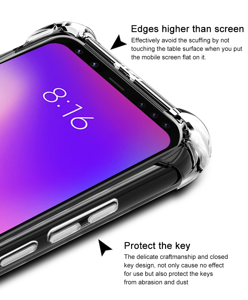 Чехол для Google Pixel 4 Pixel4 XL IMAK Ударопрочный Мягкий чехол для Google Pixel 4 XL