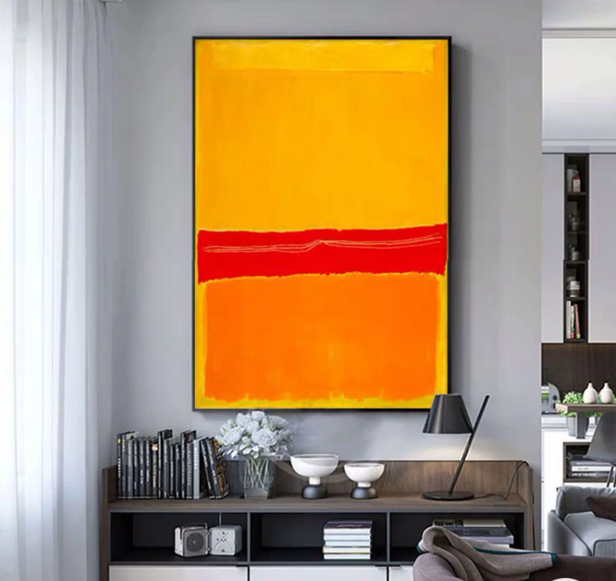 Ручная роспись декоративная живопись абстрактное искусство цвет вилла крыльцо