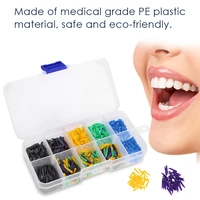 800 pcs disposable teeth diastema dental plastic wedges disposable dental consumable oral care denture material supplies 4 sizes
