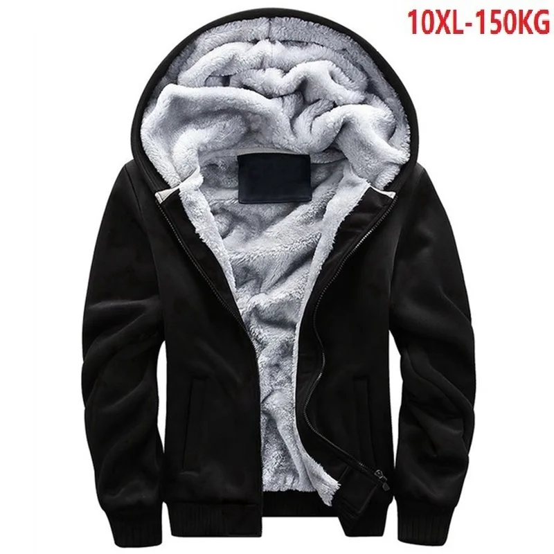 Толстовка мужская с флисовой подкладкой теплая кофта капюшоном черная толстовка