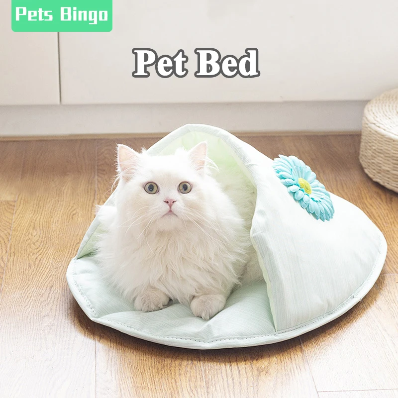 

Pets Bingo Cat Bed 53*45cm Cute Slipper Shape Soft Plush Kitten House Comfortable PP Cotton Filling Pet Bed Suitable for 5kg Dog