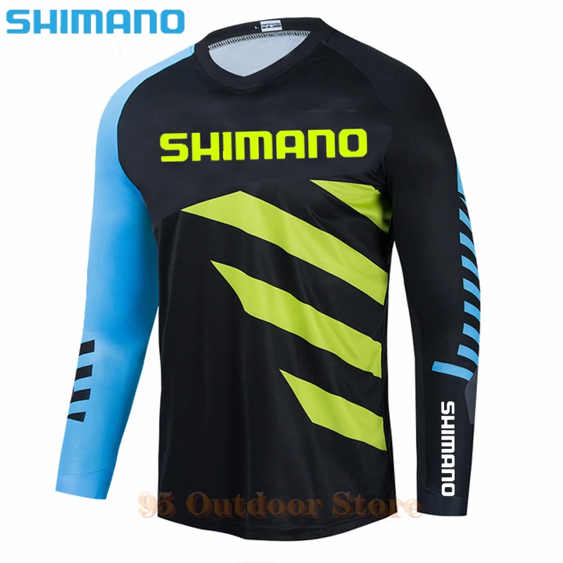 

2021 Shimano Jersey Shirt Cycling Fishing Clothing Breathable Sunscreen Shirt Quick Drying UPF 50+ Long Sleeve Fishing Shirts