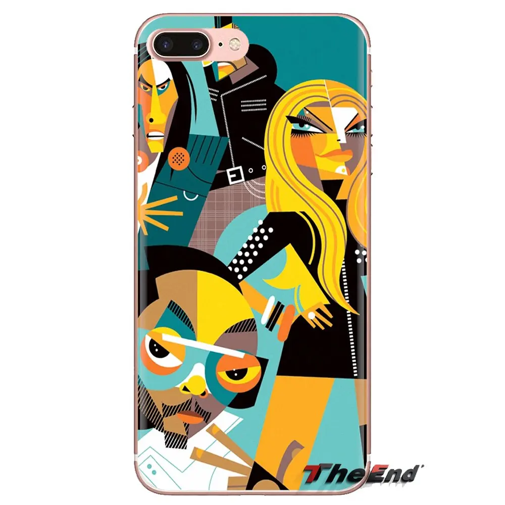 Мягкие чехлы для huawei G7 G8 P7 P8 P9 Lite Honor 4C 5X 5C 6X Коврики 7 8 9 Y3 Y5 Y6 II 2 Pro 2017 черный горох ZZ