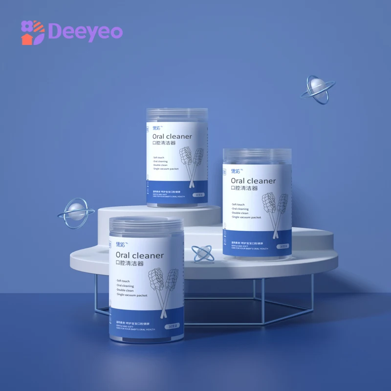 Deyo Детские Лиственные Зубная щётка Одноразовые Чистки языка газовое детская