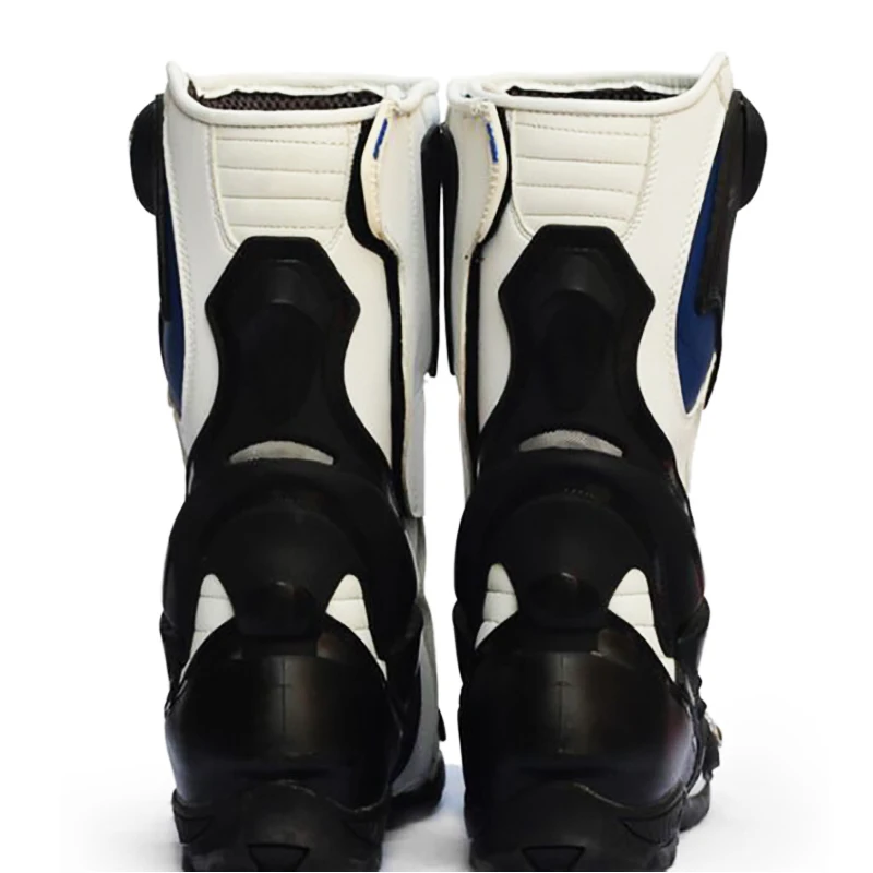 Мужские мотоциклетные защитные ботинки B1002 Нескользящие из микрофибры длинные