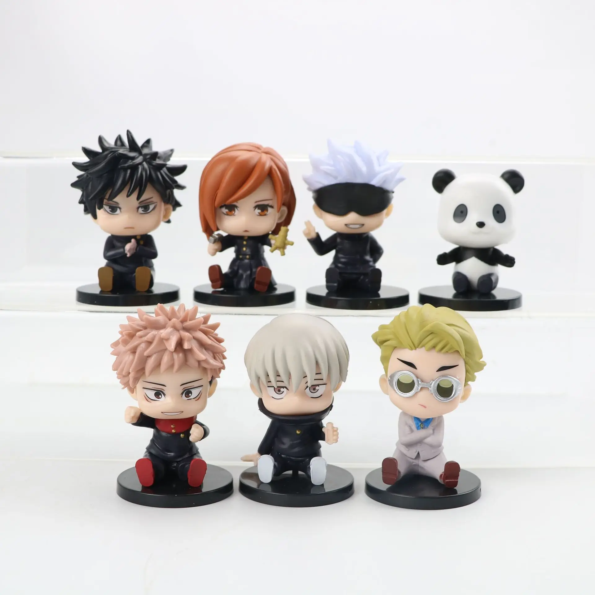 5-10cm Anime Figures Q Version Tokyo Revengers Jujutsu Kaisen Haikyuu Attack on Titan PVC Action Figure Model Toys Doll | Игрушки и