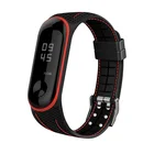 Ремешок силиконовый для Xiaomi Mi Band 6, сменный Браслет для Amazfit Band 5, аксессуары для Mi Band 4
