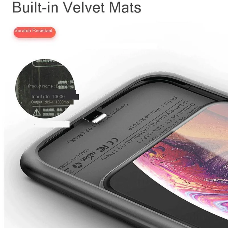 TIPTOP зарядное устройство Портативный чехол для iPhone 11/11 Pro MAX 4000 мАч/5000 мАч Внешний