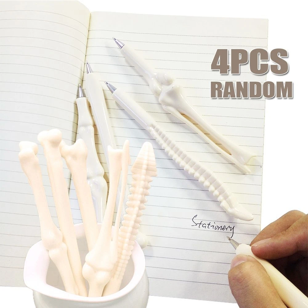 4 шт/партия разные стили ручка Bone шариковая в форме цветка пера новые творческие