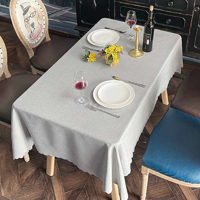 

Tablecloth tea table rectangular tablecloth tablecloth waterproof high-level TV cabinet square tablecloth oil proof